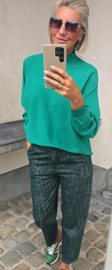 IRA soft crewneck knit green