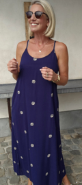 ELOISE maxi viscose dress navy