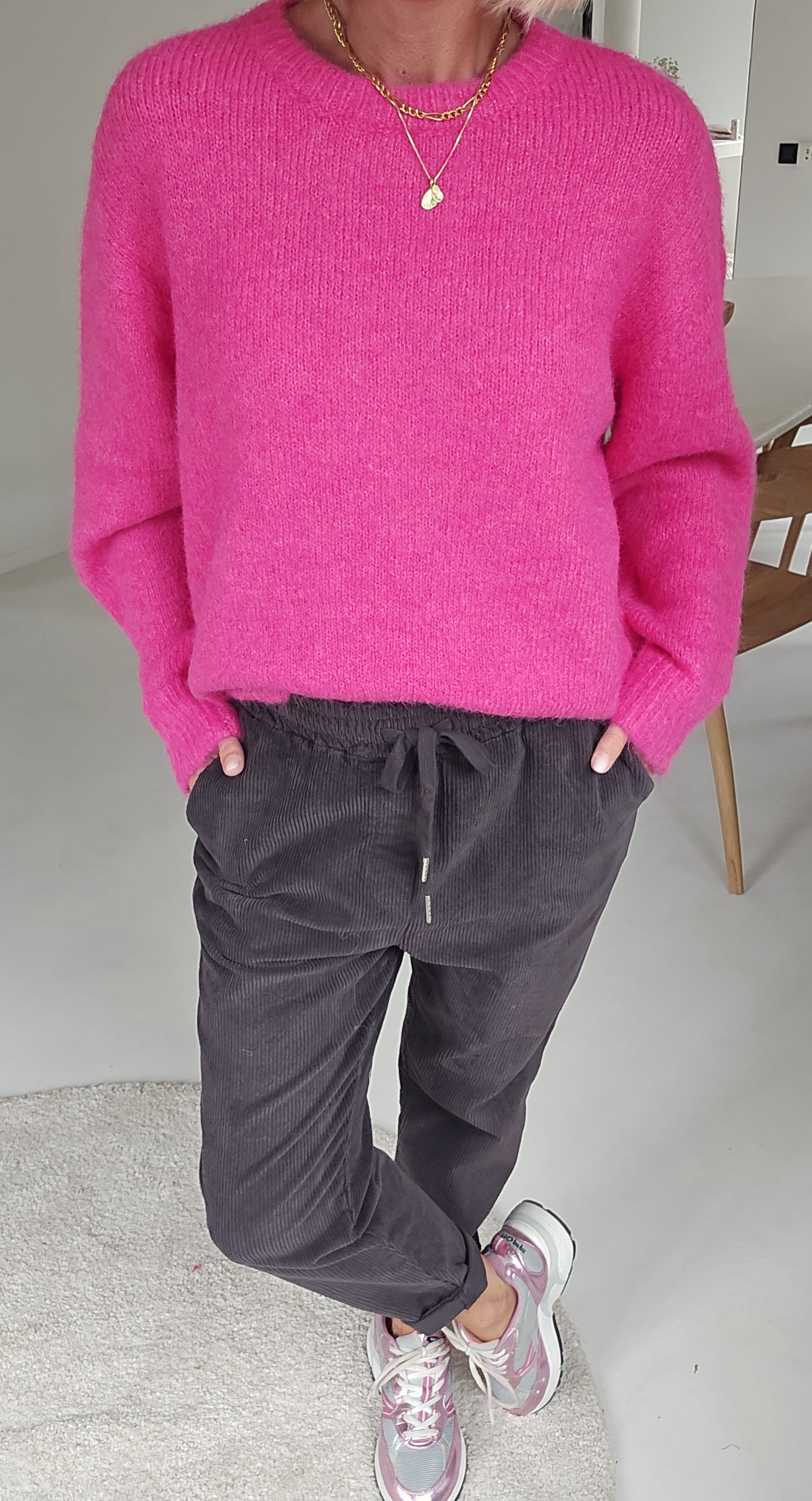 BEZIERS soft knit fuschia