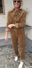 AMINA corduroy jumpsuit camel