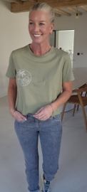 SUNSETS cotton T-shirt olive