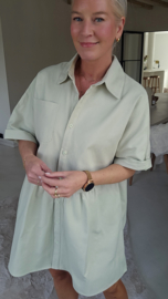 JULIA shirt dress mint