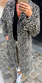 LEO maxi corduroy coat
