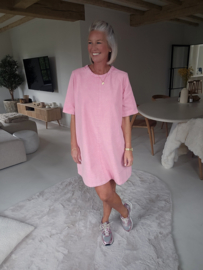 EMMA denim dress pink