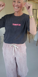 ICONIC cotton T-shirt washed black