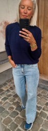 IRIS soft knit navy petite