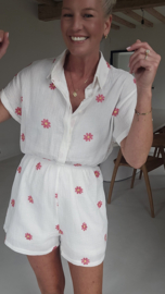 FLOWER tetra playsuit