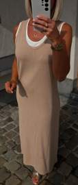 AMY maxi dress beige tall line