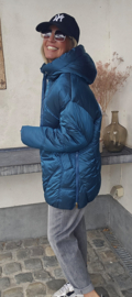 TISHA fancy coat teal