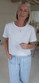 BASIC cotton T-shirt white