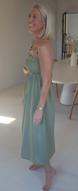 SANDRIN smock dress khaki