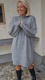 JANIE midi knit dress grey