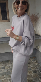 LOVELY sweatshirt skirt grey