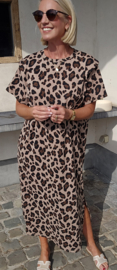 LEO maxi T-shirt dress