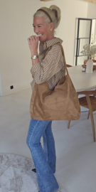 LOVELY cotton shirt camel