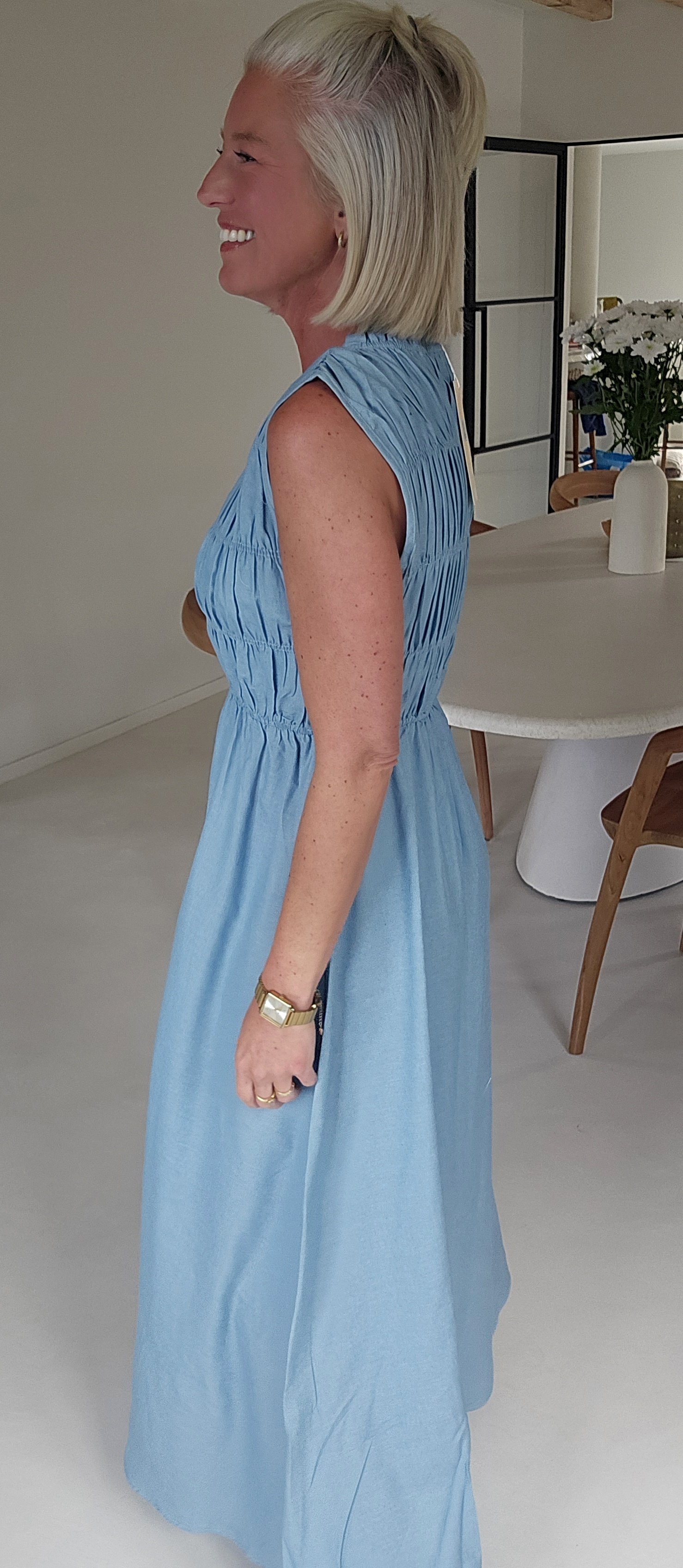 MARINI maxi jeans dress