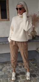 CHARI turleneck knit beige