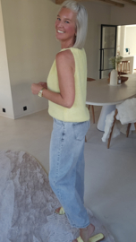 LIVIA barrel jeans soft grey