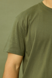 BASIC cotton tee khaki