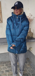 TISHA fancy coat teal