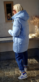 TRIX shorter winter puffer coat blue