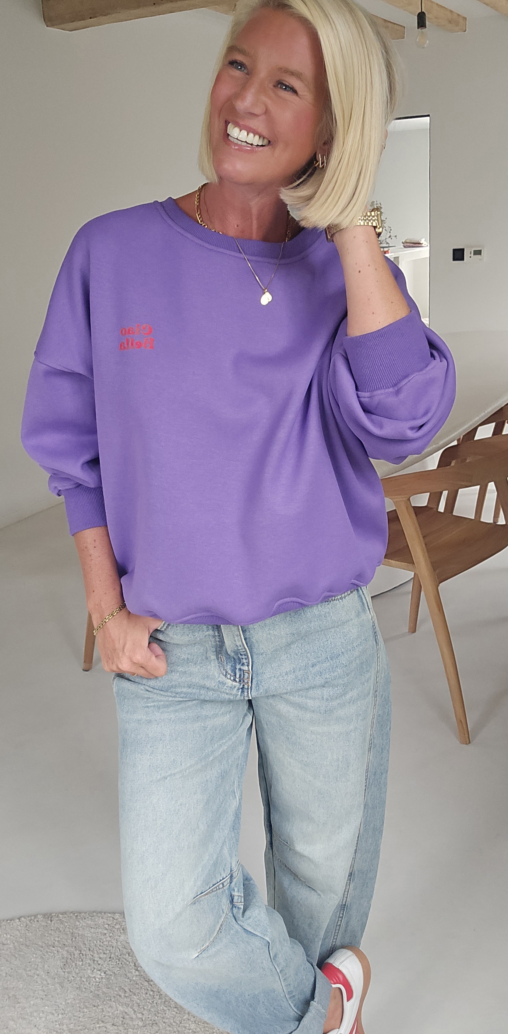 CIAO BELLA sweatshirt violet