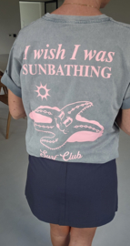 SURF CLUB cotton T-shirt grey
