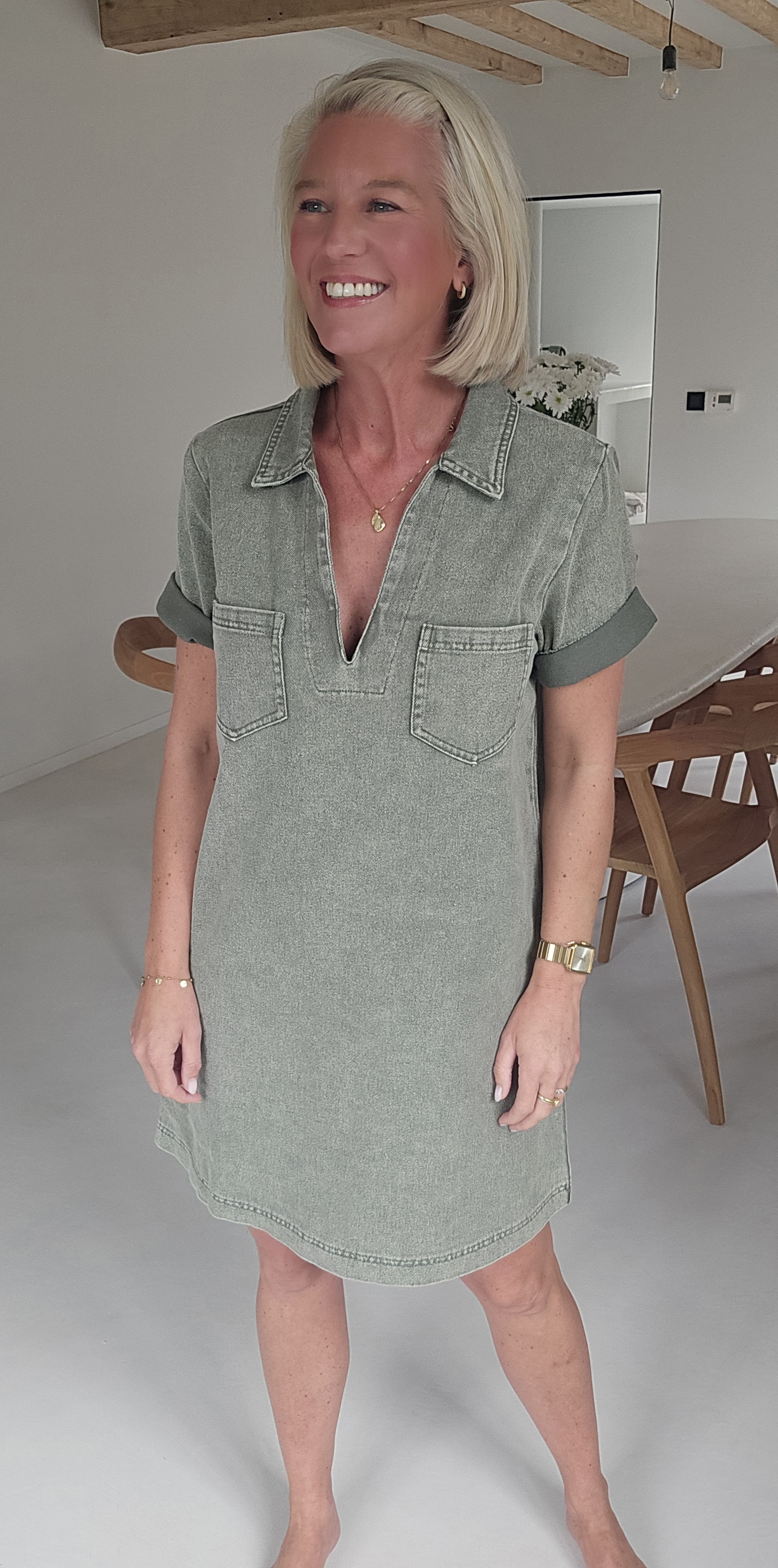 THE PERFECT JEANS 2 dress khaki