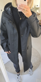 BYE BYE RAINY DAYS raincoat black mat
