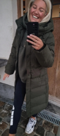 TRIX maxi winter puffer coat khaki