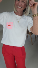 MADE FOR MORE cotton T-shirt white