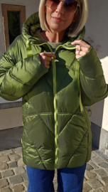 TISHA fancy coat olive