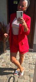BUYorCRY suit red shorts
