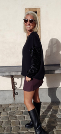 HOLLIE mini skirt burgundy