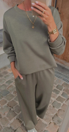 MAYBRITT jogger set khaki