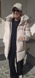 TRIX shorter winter puffer coat beige