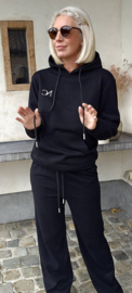 LOENA jogger set black