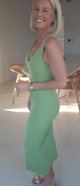 COLIA knit dress green
