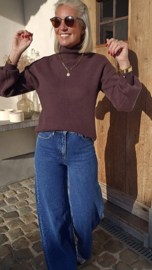 IRA winter petite soft knit chocolat