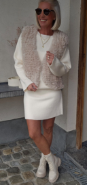 BONITA knit set ecru