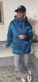 TISHA fancy coat teal