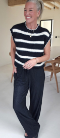 CHRIS knit top black