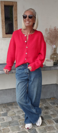 LIESJE 2 cardigan red