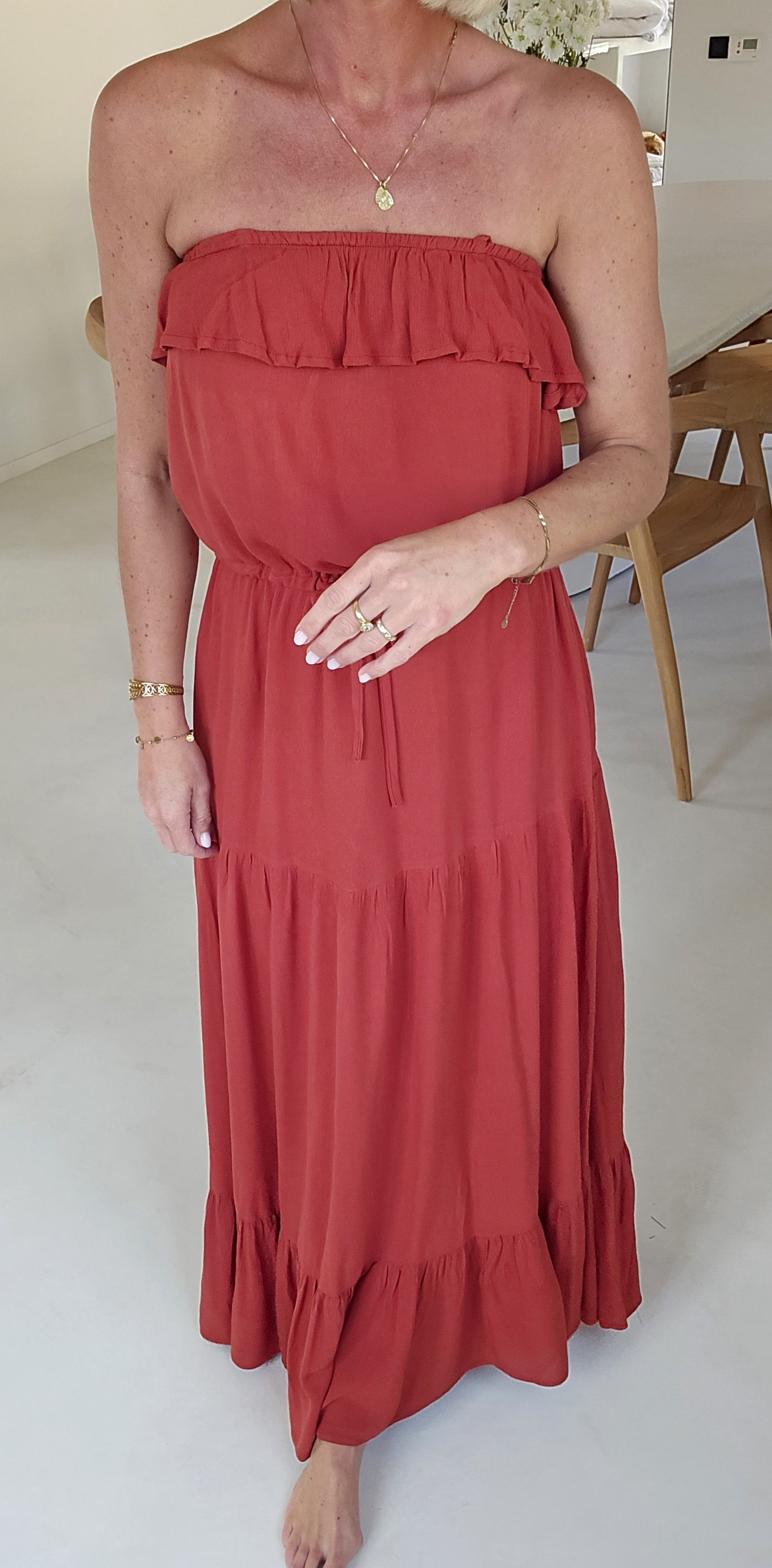 LILITH maxi dress terra