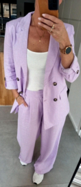 JULIANA viscose linen blazer lilac