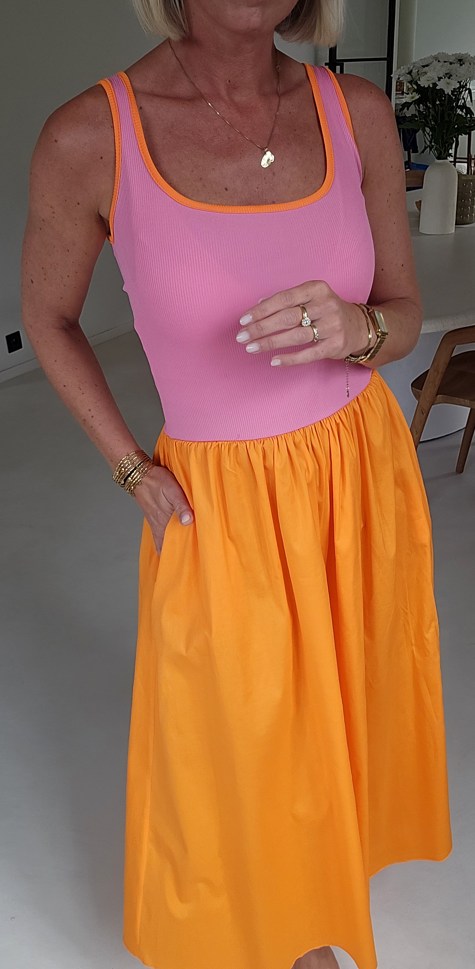 LOVI maxi dress pink