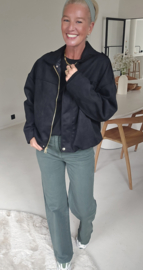 NATALIA wide leg jeans khaki