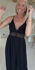 VANDA maxi dress black