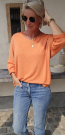 BUYorCRY summer knit grainy orange