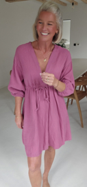 GUUS tetra dress darker old pink